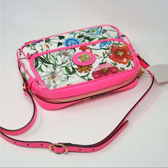 Gucci cross body small Flora 10X 2.5 X7 GUC - Picture 3 of 8